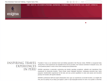Tablet Screenshot of enigmaperu.com
